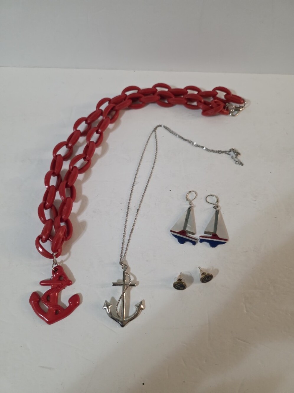 Nautical Jewelry Set Necklace And Earrings